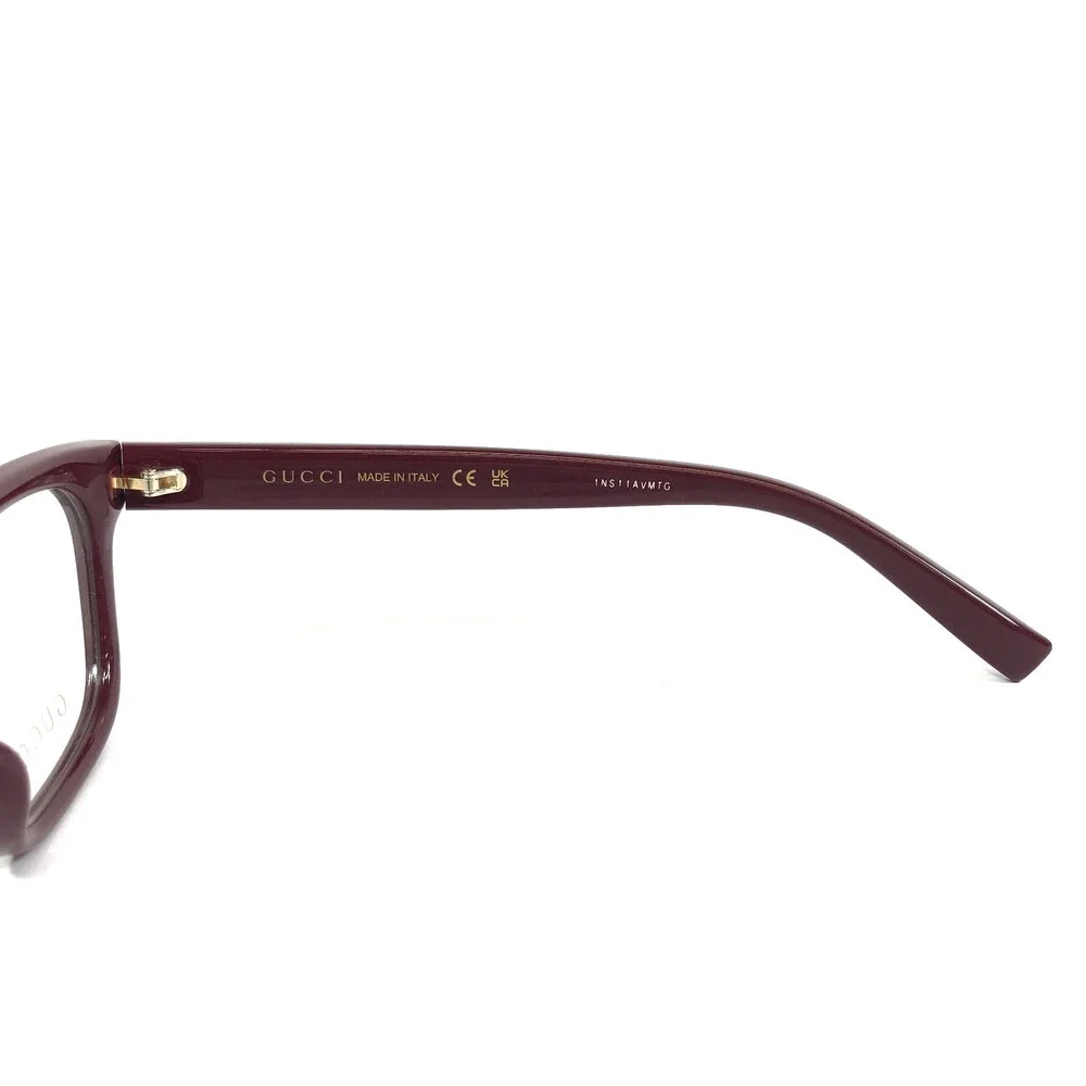 Gucci Eyeglasses Frames GG2103OL 007 Shiny Burgundy Cat Eye Full Rim 53-17-140